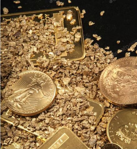 metais preciosos e moedas