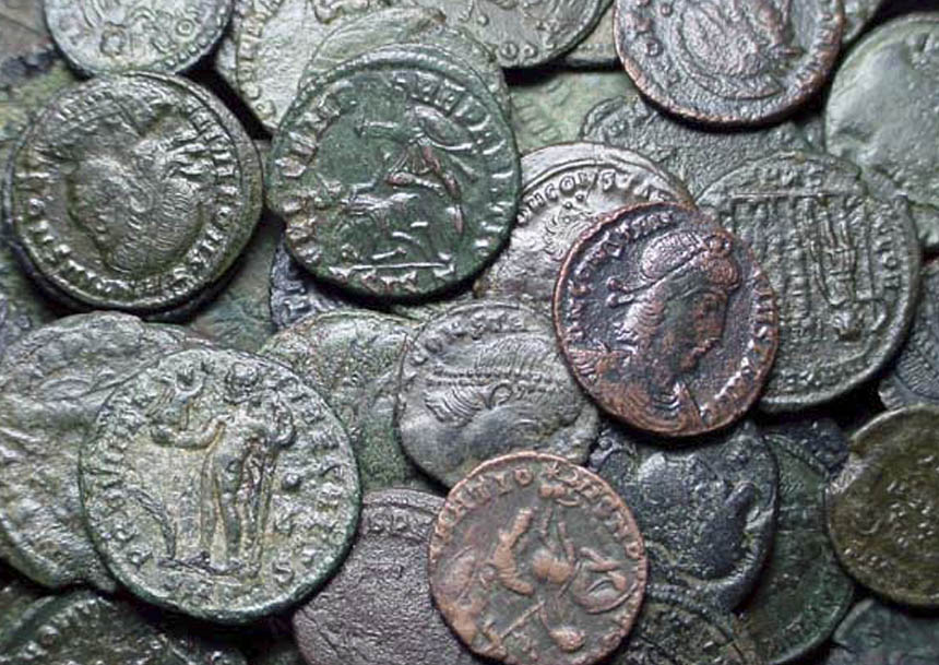 restauração de moedas