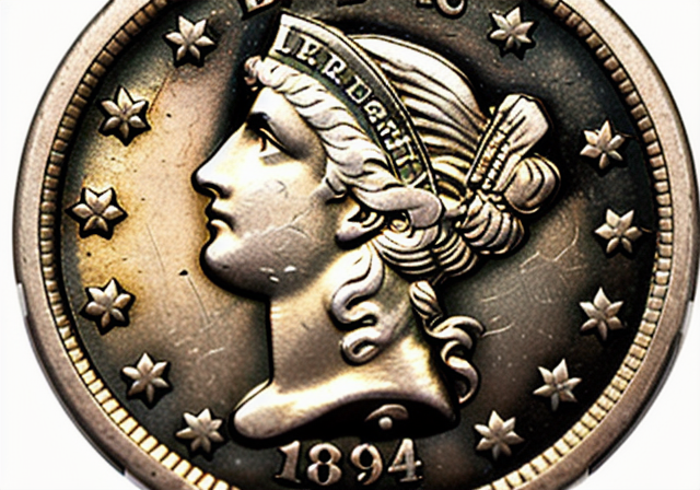 Moeda de 25 centavos dos Estados Unidos de 1894