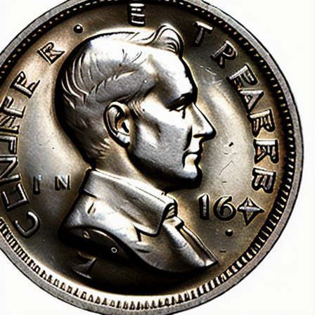 Uma moeda de 25 centavos rara e valiosa de 1964